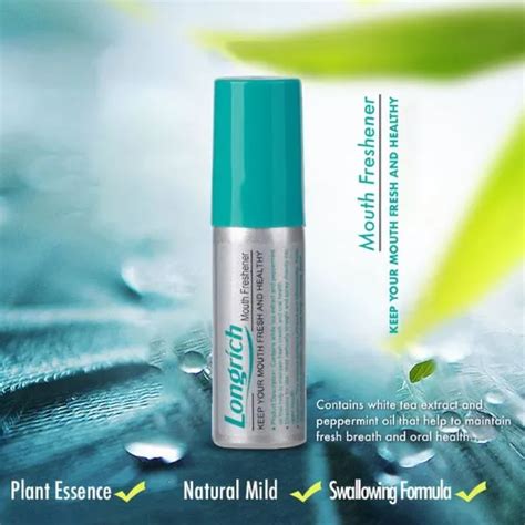 Parfum de Bouche Longrich (15g) Mouth Spray with mint extract.